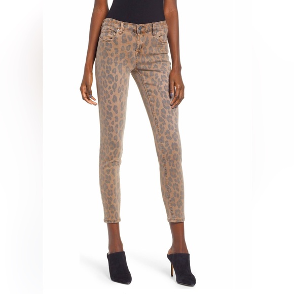 Blank NYC Denim - Blank NYC Reade leopard crop skinny jeans